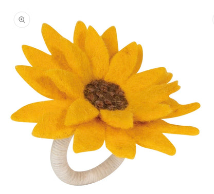Napkin Ring, Sunflower