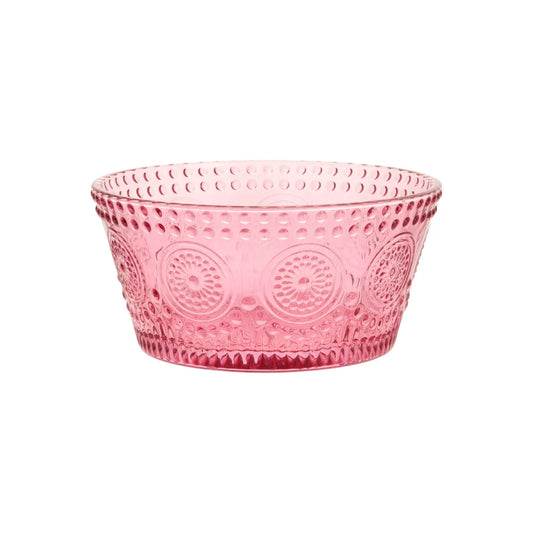 12 Oz Codi Glass Bowl Pink