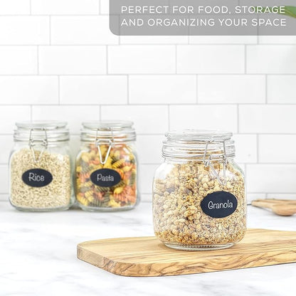 32oz Glass Clip Top Storage Jar