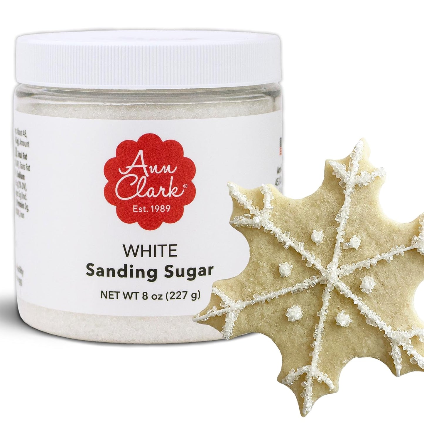 Ann Clark Sanding Sugar, White