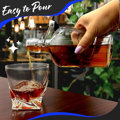 Swing Top Glass Flask Bottle 8.5oz