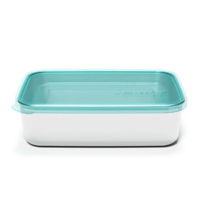 28oz Rectangle Container, Island Teal