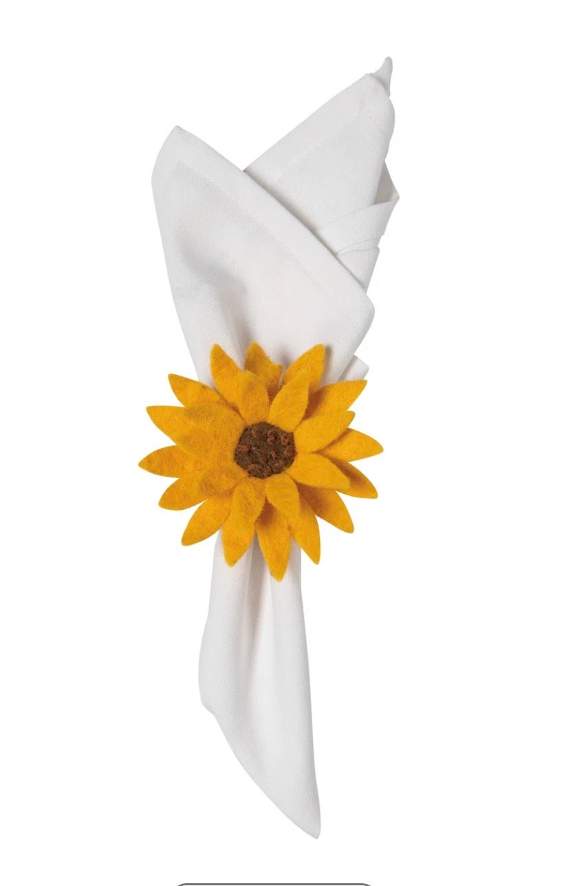 Napkin Ring, Sunflower