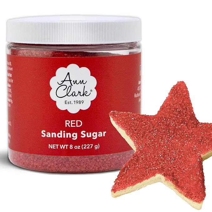Ann Clark Sanding Sugar, Red