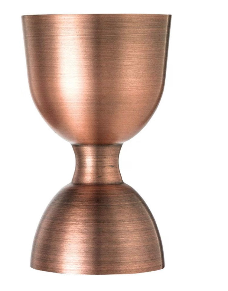 HD Straight Rim Bell Jigger, Copper