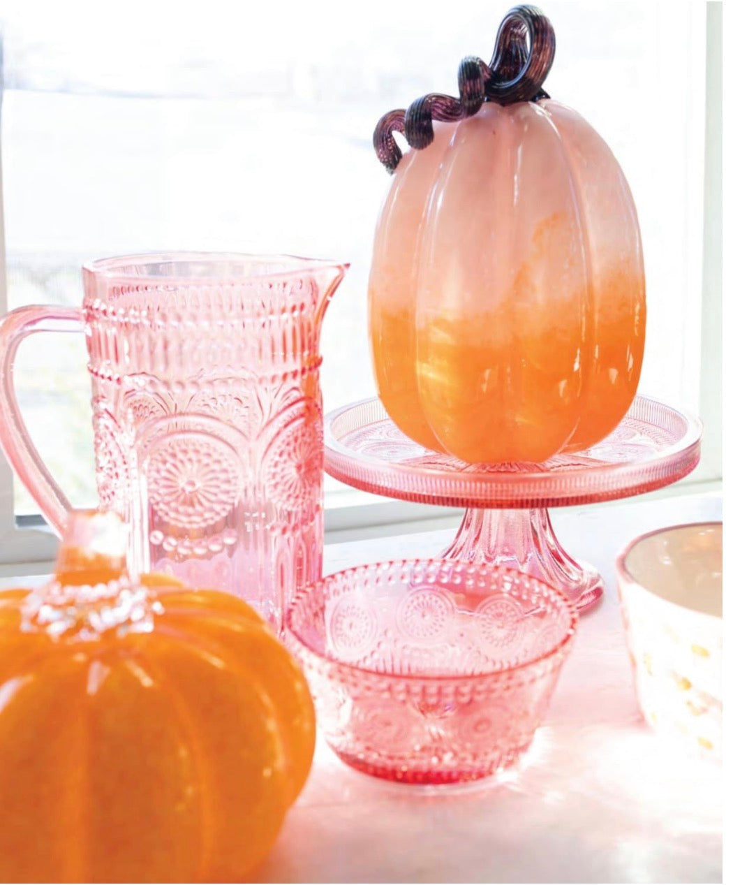 4.5 Cups Codi Glass Pitcher, Pink
