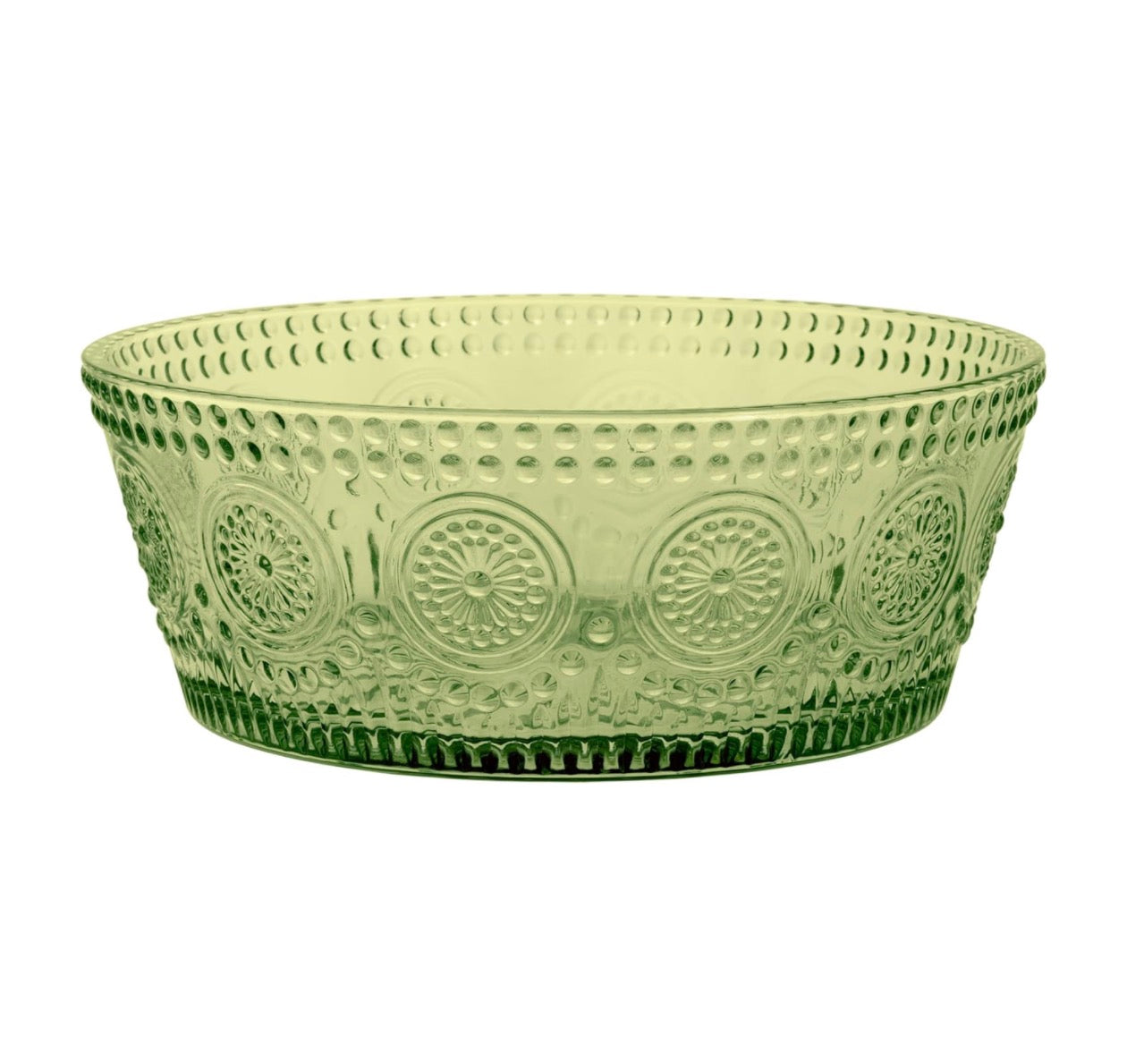 4 Cups Codi Glass Bowl, Sage