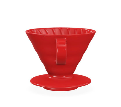 #2 Red Ceramic Coffee Dripper