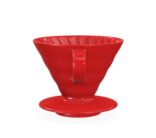 #2 Red Ceramic Coffee Dripper