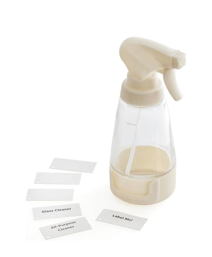 Glass Spray Bottle 10oz White