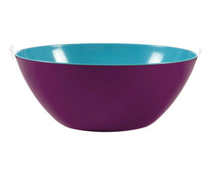 12.5 Salad Bowl, Grape/ Turquoise
