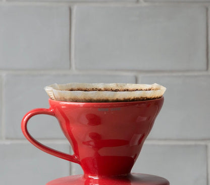 #2 Red Ceramic Coffee Dripper