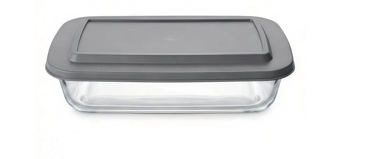 Glass Baking Pan W/ Lid 9" X13"