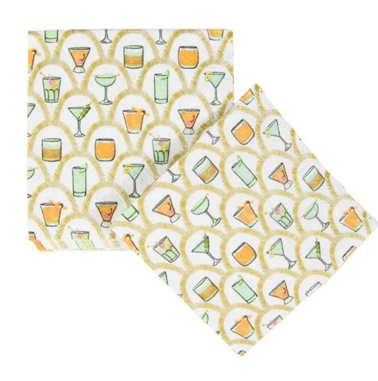 Cocktail Napkins, Deco Cocktails