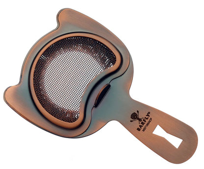 Fine Mesh Spring Strainer, Copper