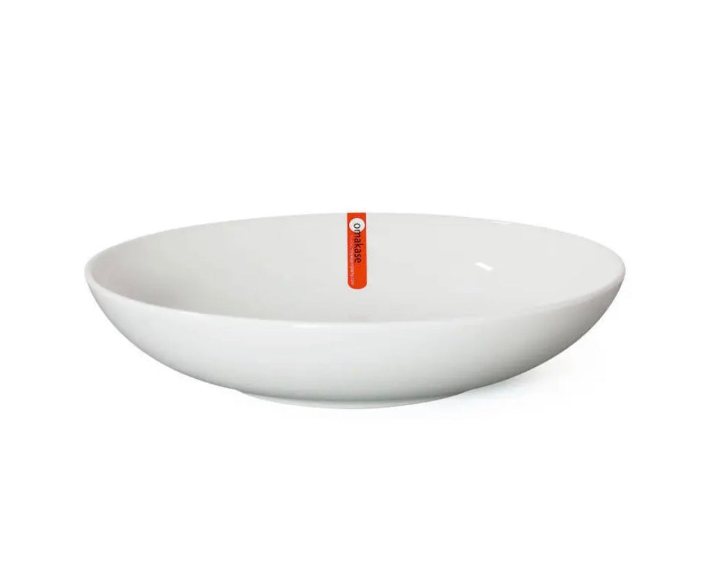 9.5"x2"H White Bowl