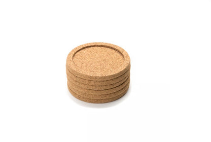 Cork Coasters Set/6