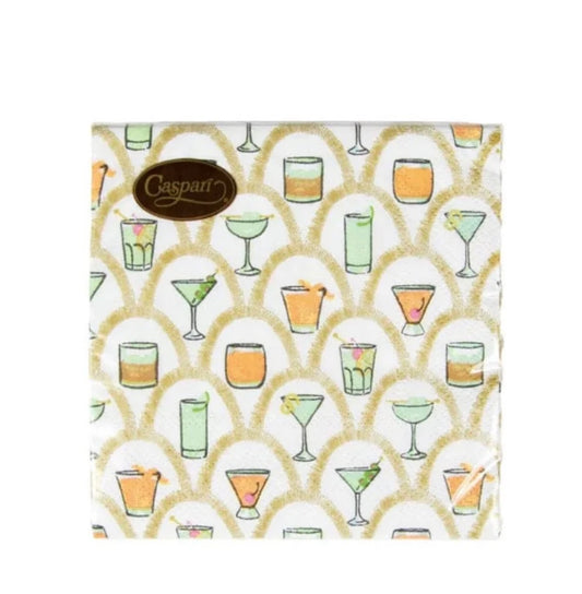 Cocktail Napkins, Deco Cocktails