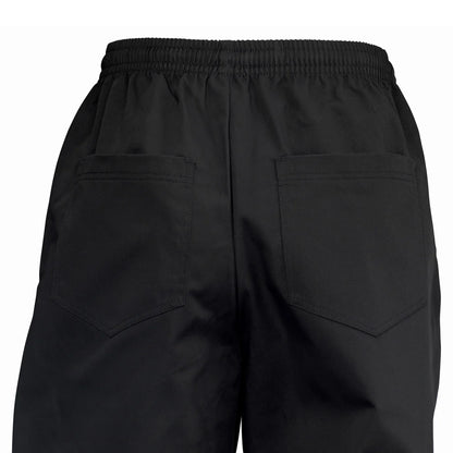 Chef Pants Black Medium Drawstring