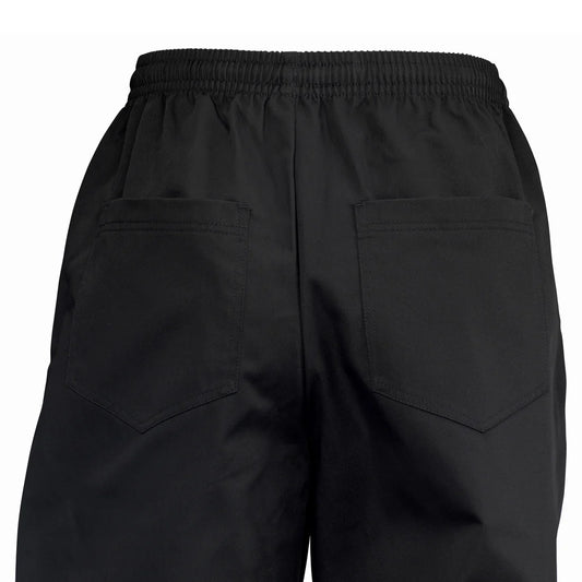 Chef Pants Black Medium Drawstring