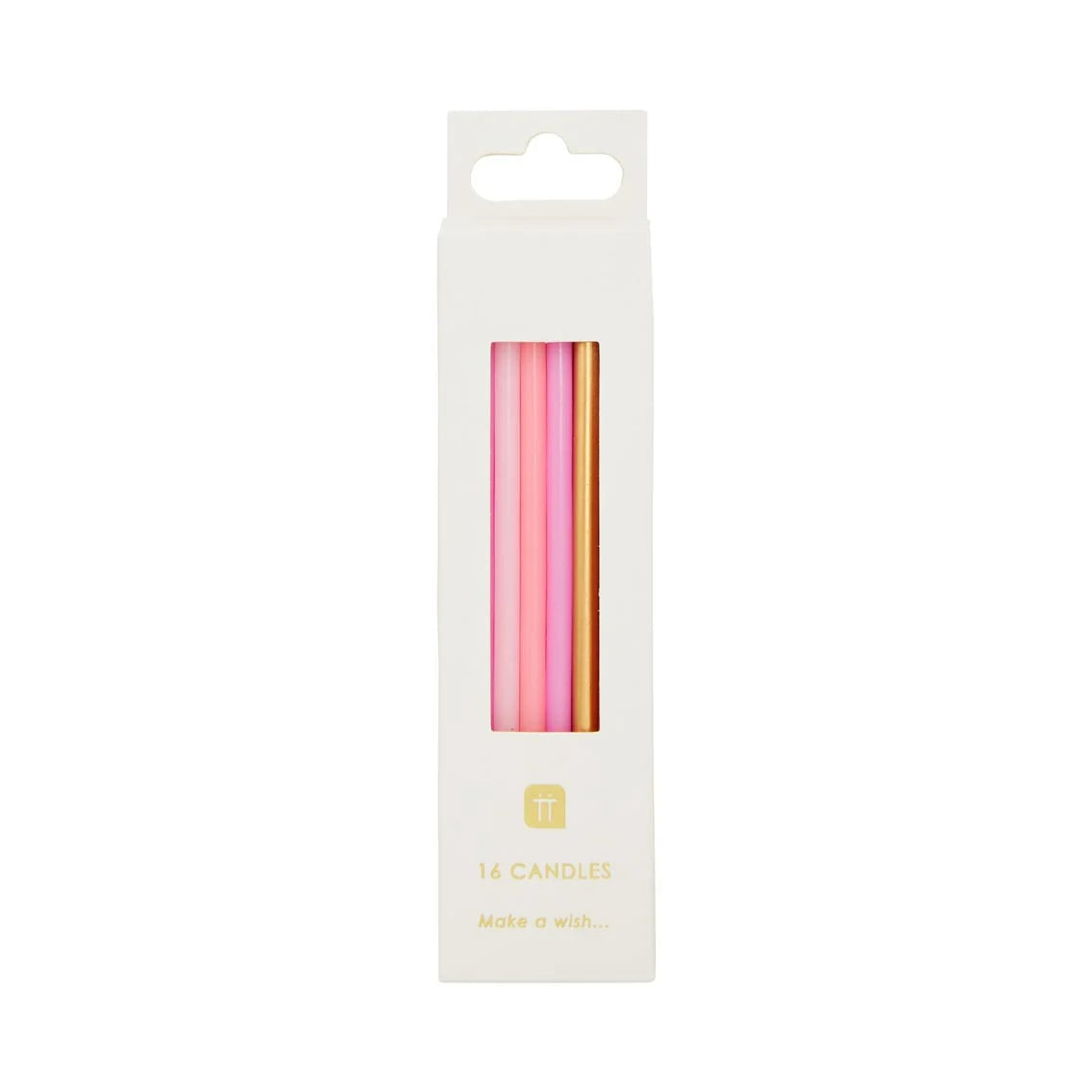 Rose Pink Candles, 16ct