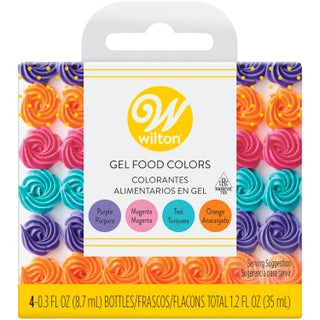 Neon Gel Food Color Set, 4ct