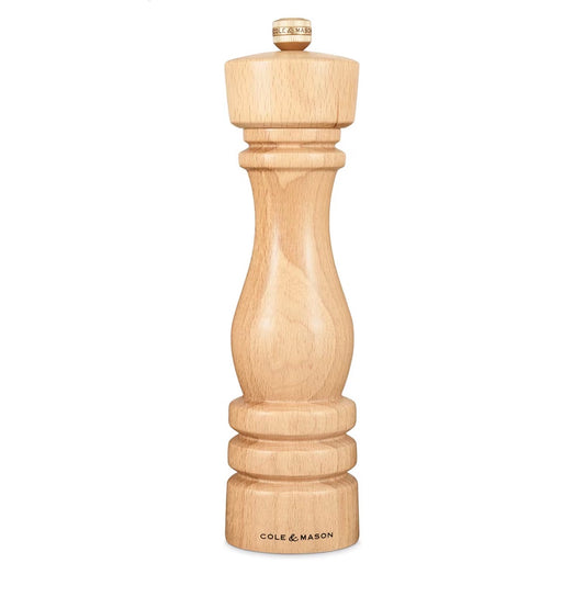 8.5" London Pepper Mill, Natural Beech