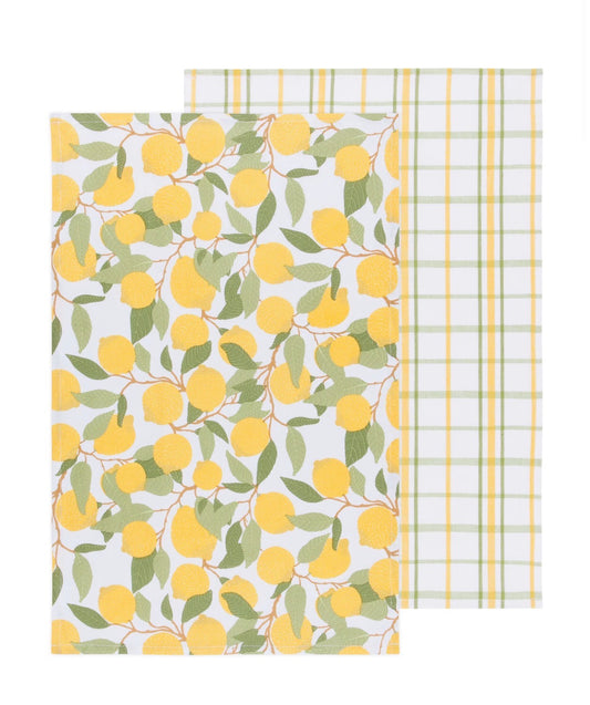 Lemons Dishtowels, Set/2