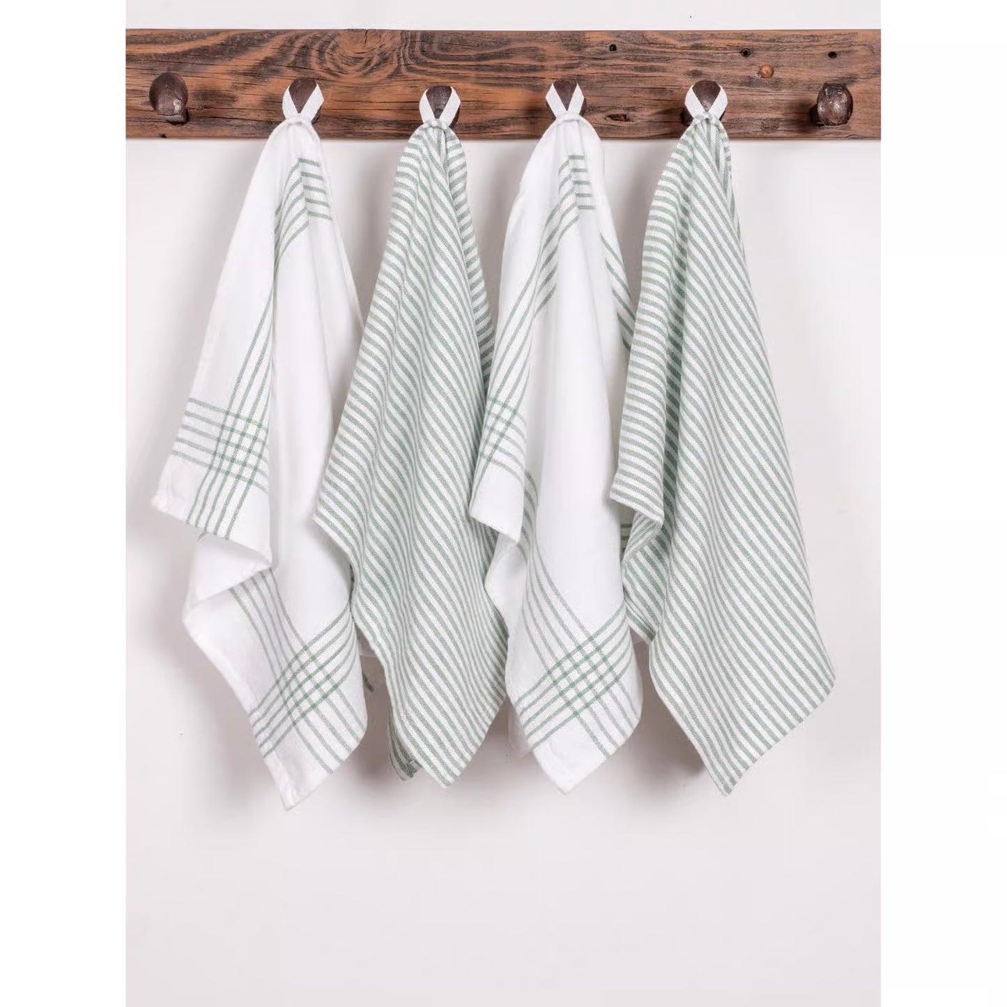 Monaco Kitchen Towels, Mineral Green