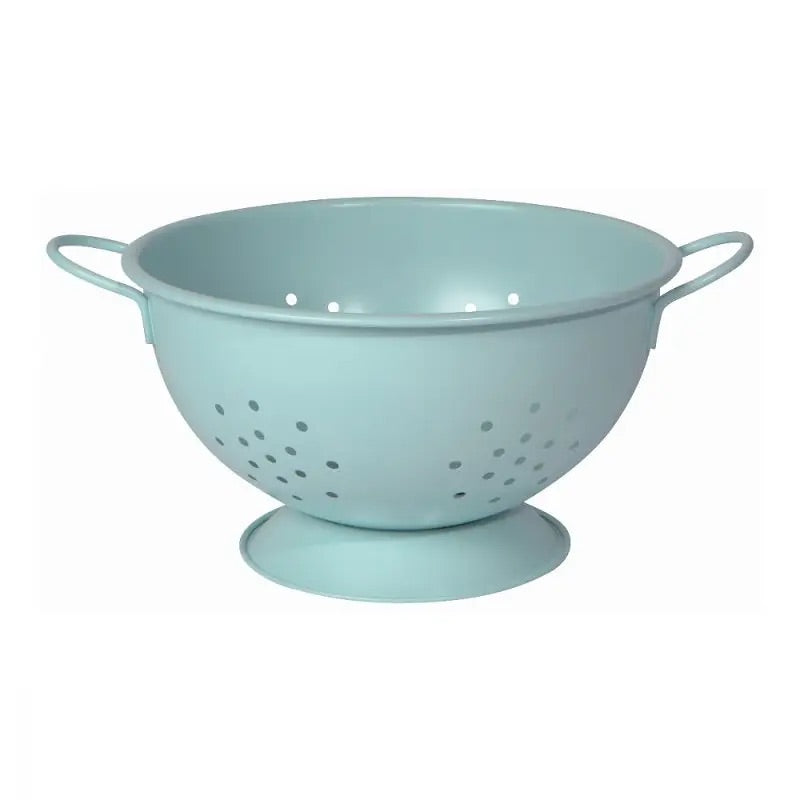 Colander Lg Matte Robins Egg