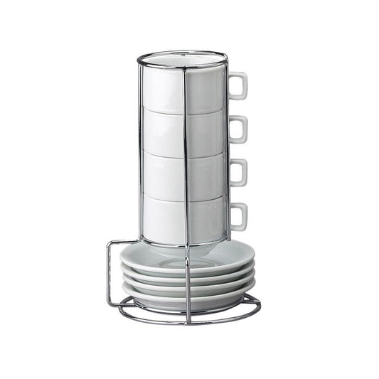 Stackable Espresso Mug Set