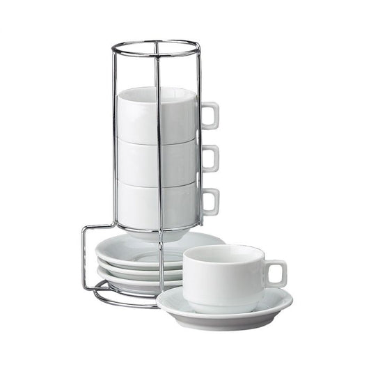 Stackable Espresso Mug Set