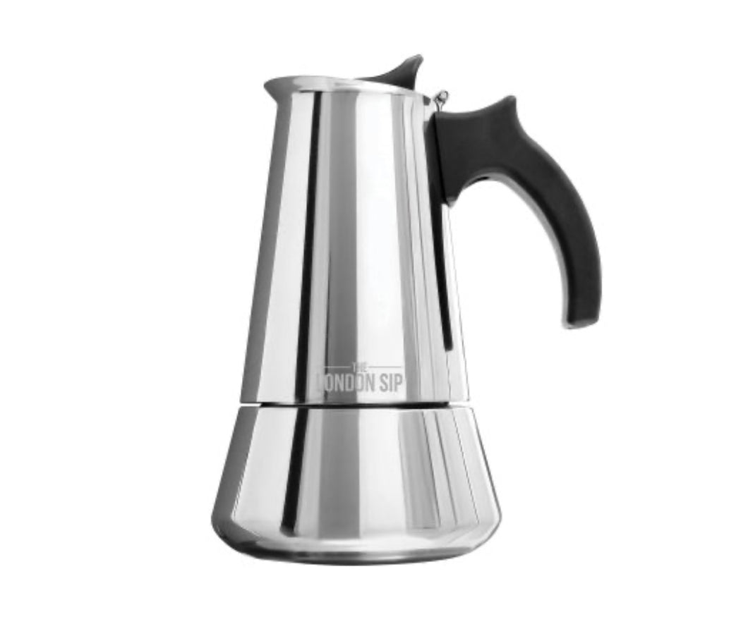 London Sip SS Espresso Maker 3-cup