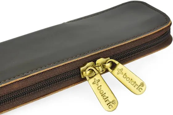 Leather Chef Knife Case Brown