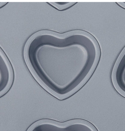 Mini Heart Muffin Pan