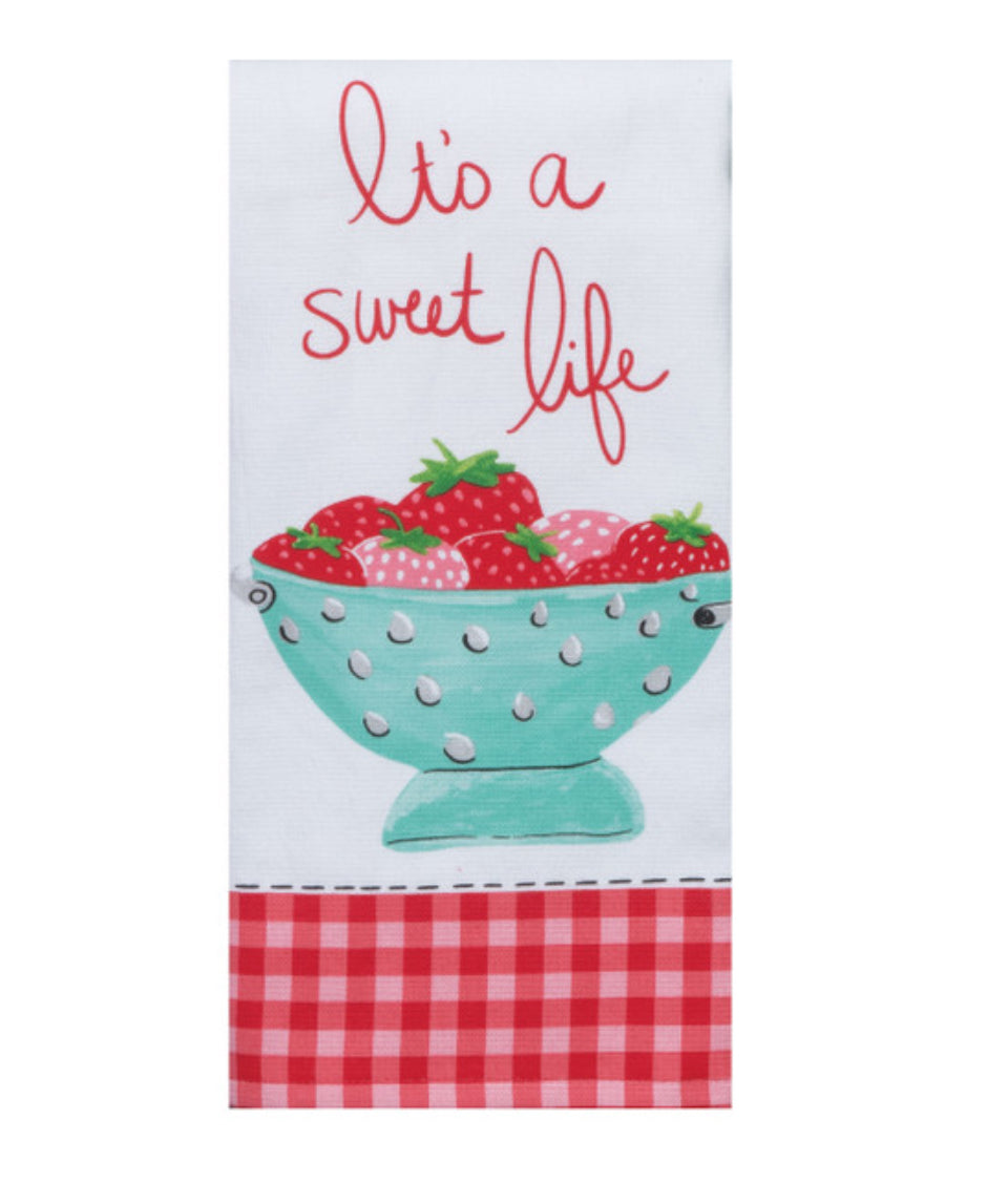 Dual Purpose Towel, Sweet Life