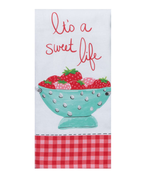 Dual Purpose Towel, Sweet Life