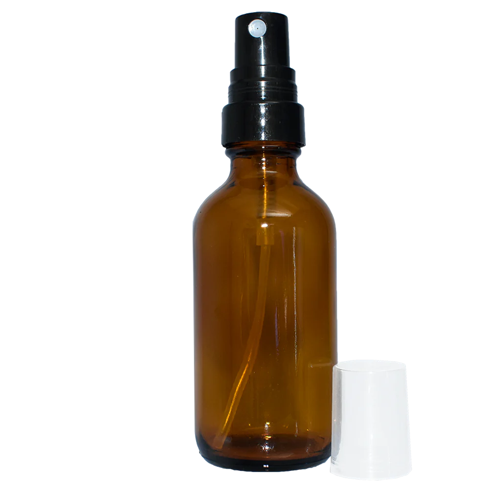 1oz, Amber Boston Fine- Mist Sprayer