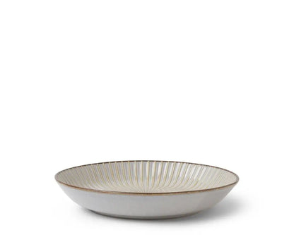 Aiya Ivory Deep Plate 9"x2"