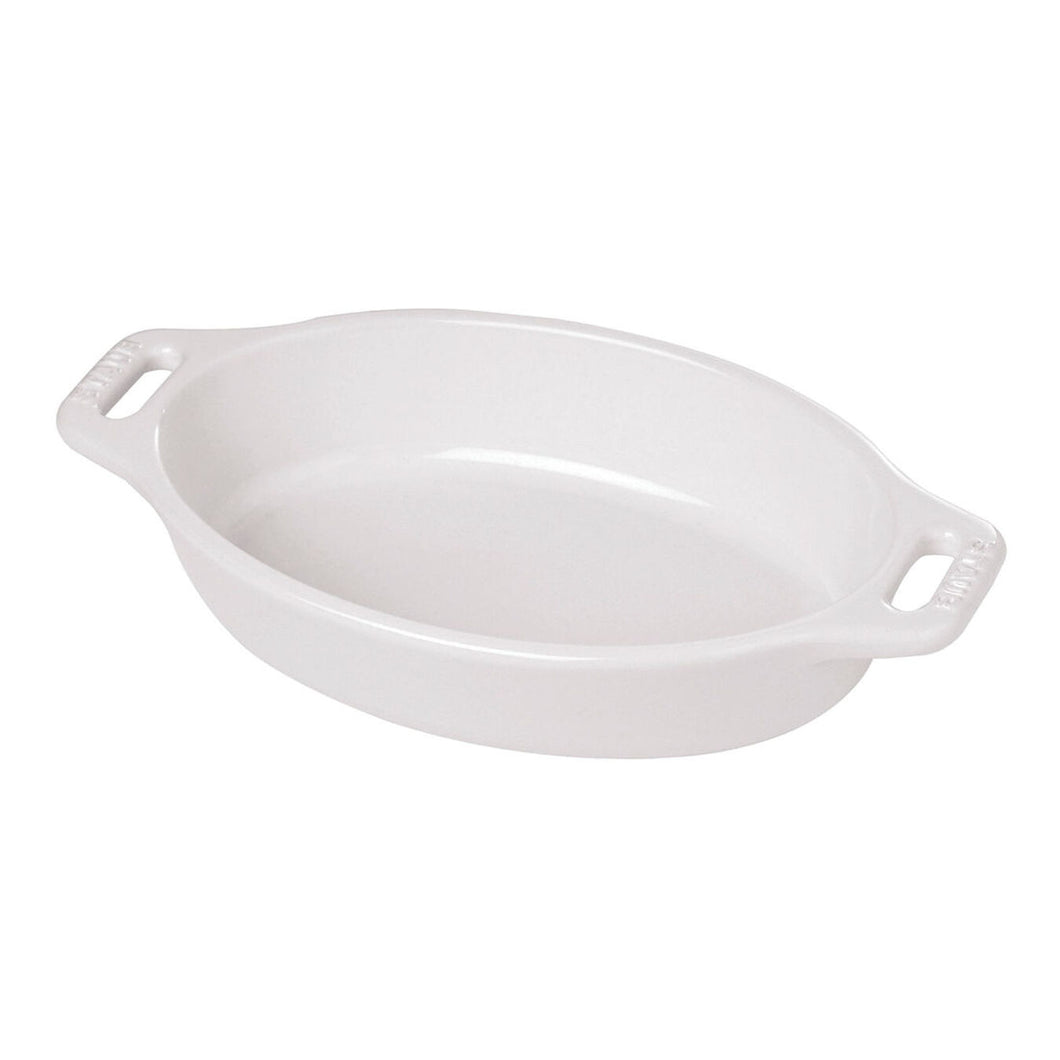 White Oval Baking Dish 11