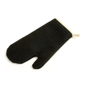 Black Silicone / Fabric Oven Glove