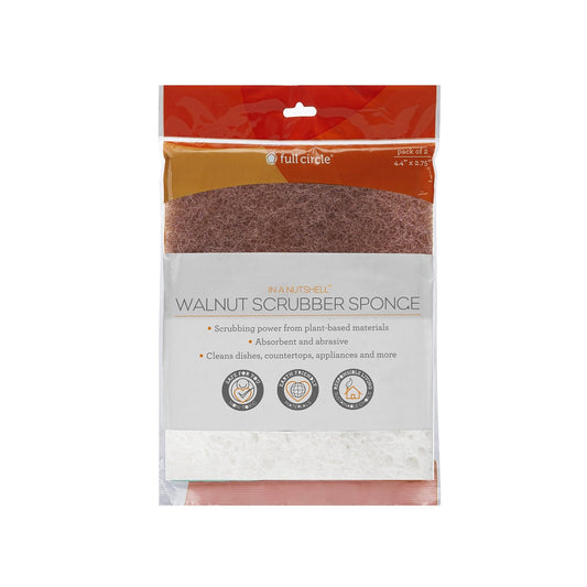 Walnut Scour Pads Set/3
