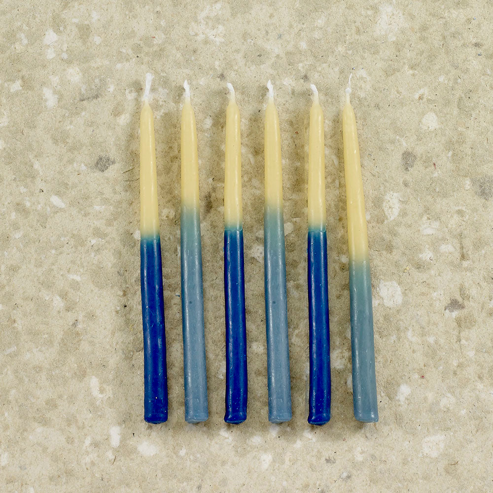 Hand-Dipped Beeswax Chanukah Candles