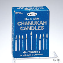 Load image into Gallery viewer, Chanukah Candles Blue/White 44
