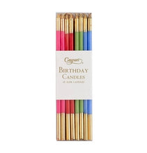 Load image into Gallery viewer, Slim Rainbow Birthday Candles
