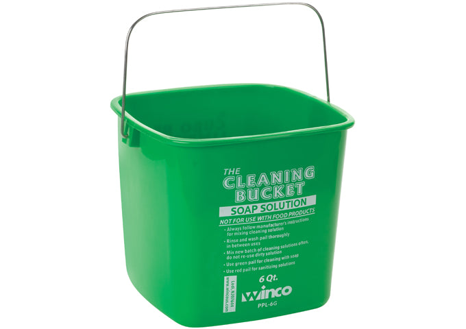 6 QT Cleaning Bucket Green