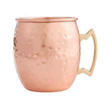 Load image into Gallery viewer, Copper Hammered Mug 16oz
