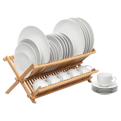 Dish Rack Bamboo HIC
