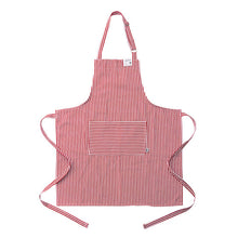 Load image into Gallery viewer, Red Narrow Stripe Apron
