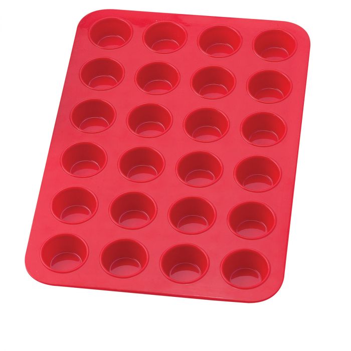 Silicone Muffin Pan, 24 Cup